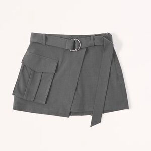 Abercrombie & Fitch wrap-front utility skort